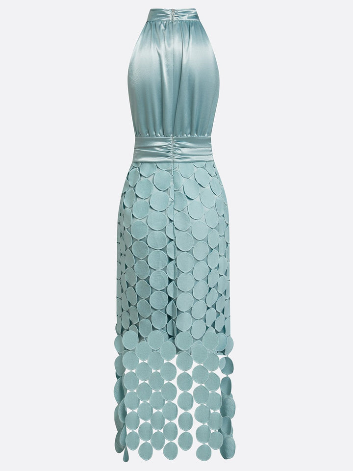Luna | Halter Neck Midi Dress