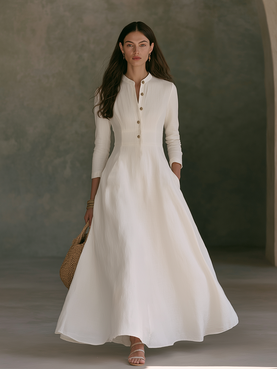 Thelma™ Linen Maxi Dress