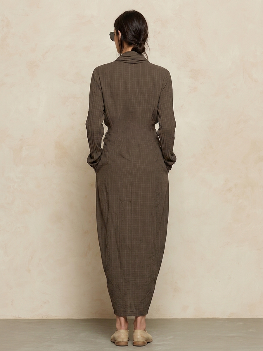 Roberta Wrap Tie-Waist Maxi Dress