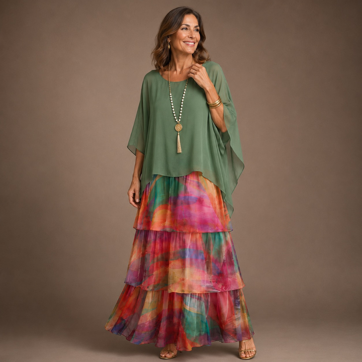 Lara | Elegant Flowing Maxi Dress