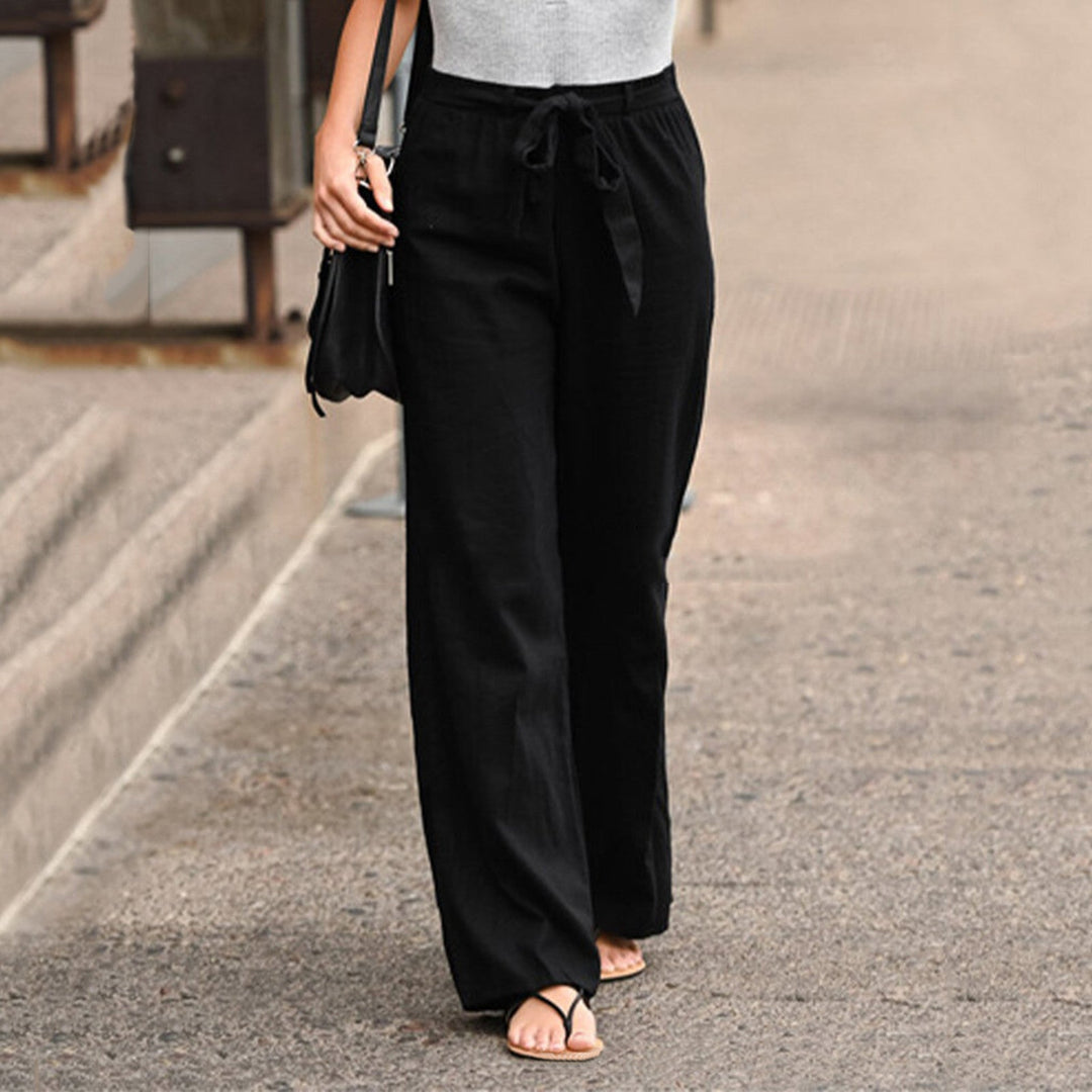 Elly Women's Pants | Wide-Leg Drawstring
