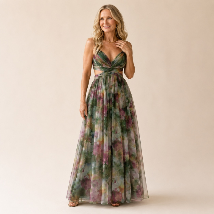 Isel Soft Wrap Maxi Dress