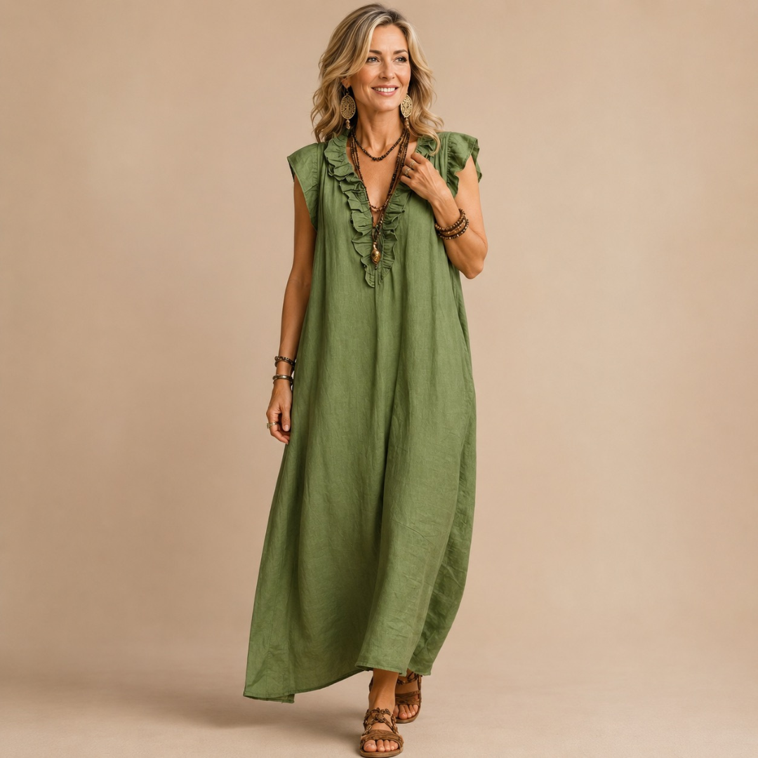 Lia - Bohemian Maxi Summer Dress