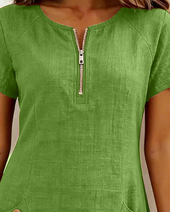 Lina Dress — Natural Elegance for Every Day