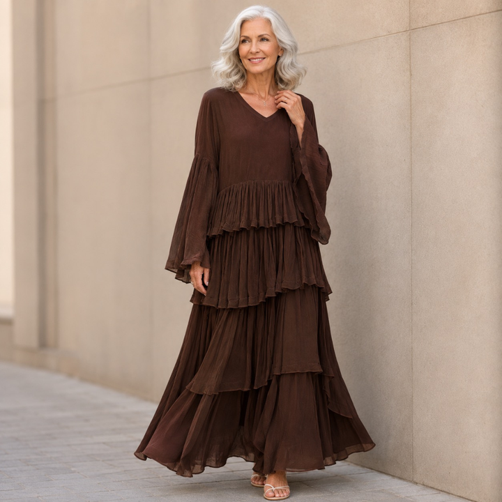 Geraldine Tiered Ruffle Maxi Dress