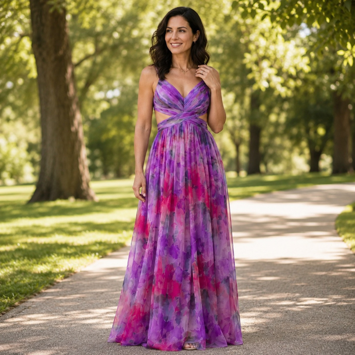 Isel Soft Wrap Maxi Dress