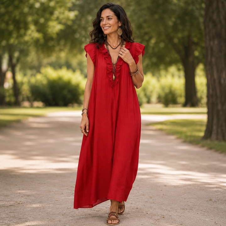 Lia - Bohemian Maxi Summer Dress