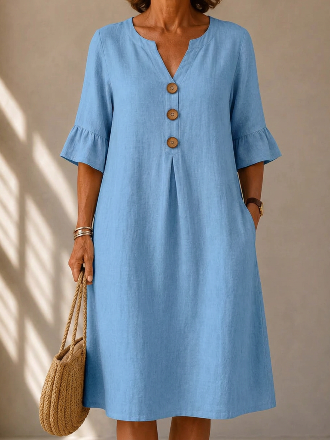 Elinda | Button Dress