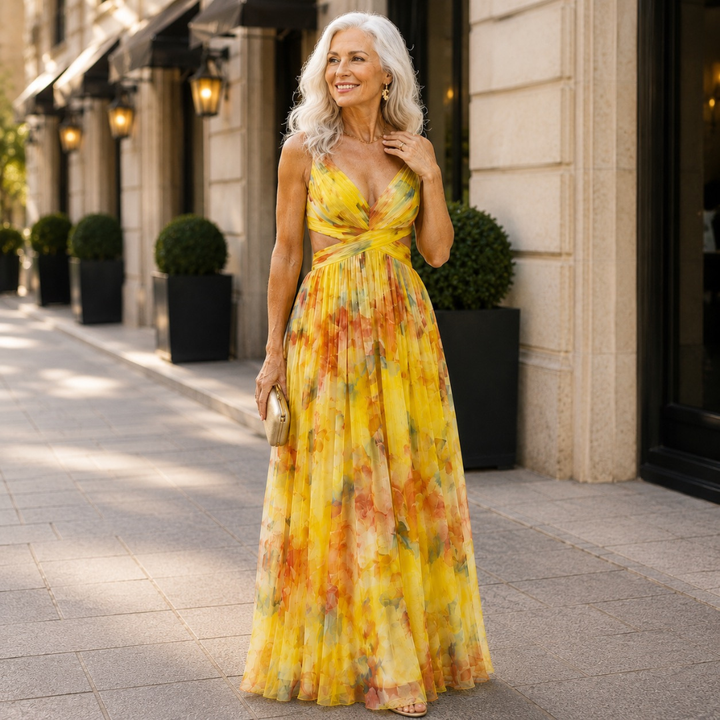Isel Soft Wrap Maxi Dress