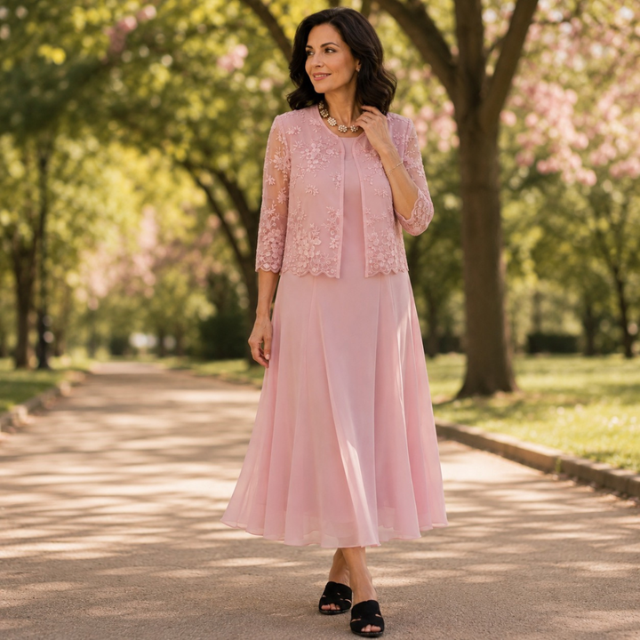 Victoria | Long Floral Elegance Dress