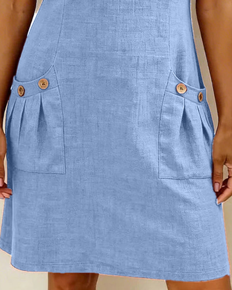 Lina Dress — Natural Elegance for Every Day