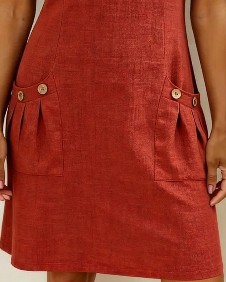 Lina Dress — Natural Elegance for Every Day