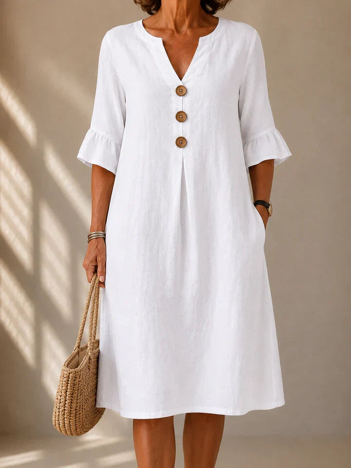 Elinda | Button Dress