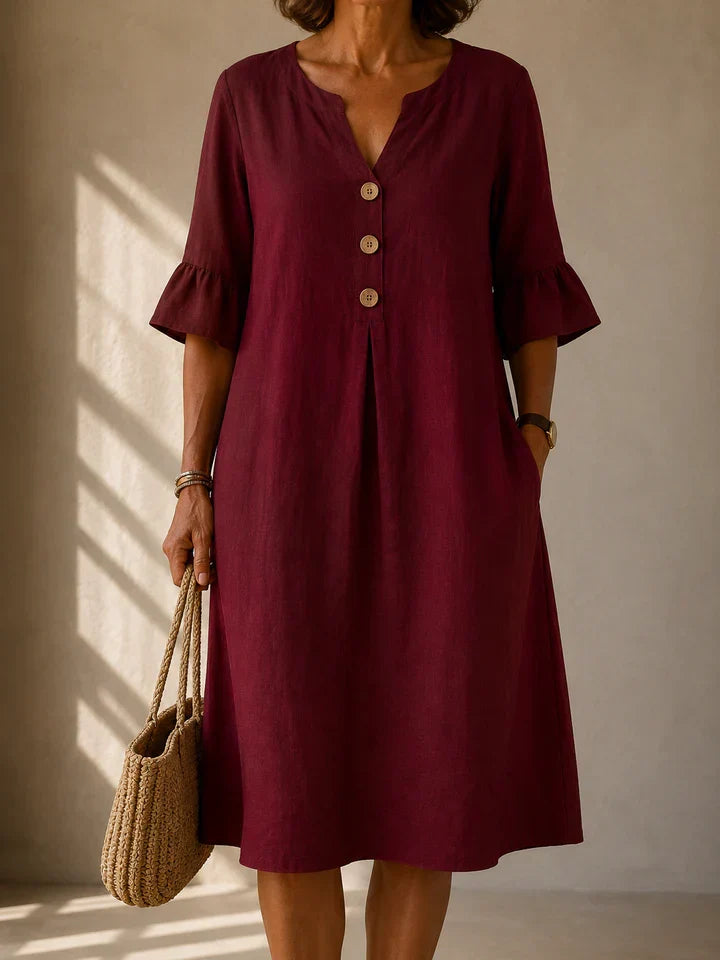 Elinda | Button Dress