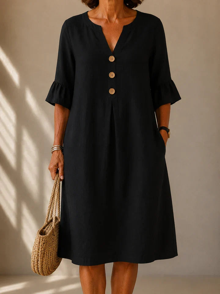 Elinda | Button Dress