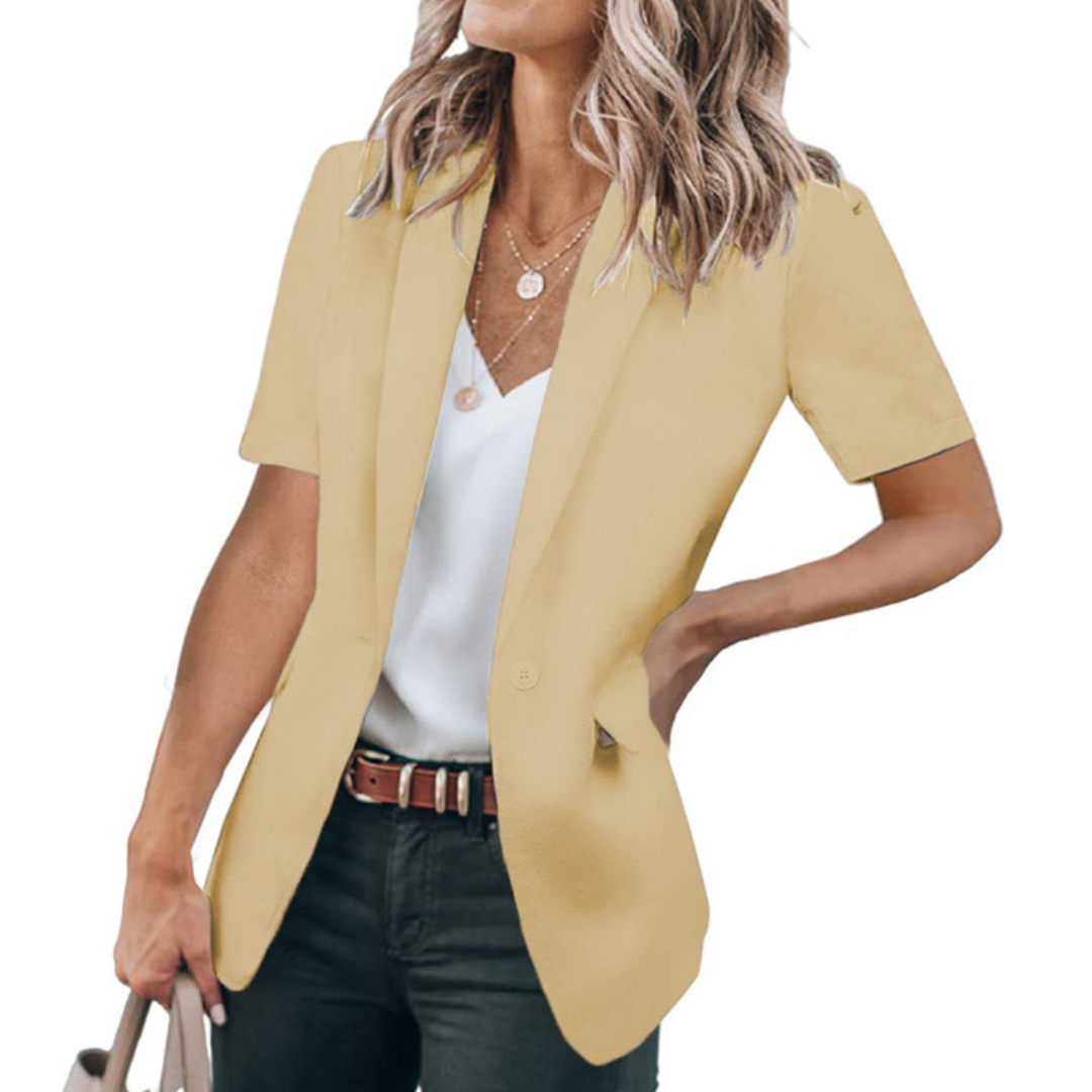 Lisanne – Polished Short Sleeve Casual Blazer