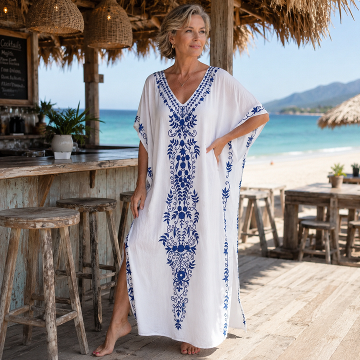 Loretta | Artistic Bohemian Kaftan Dress