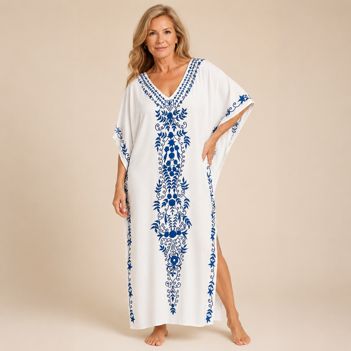 Loretta | Artistic Bohemian Kaftan Dress