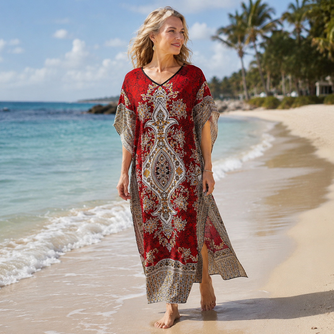 Beverly | Bohemian Elegance Kaftan Dress