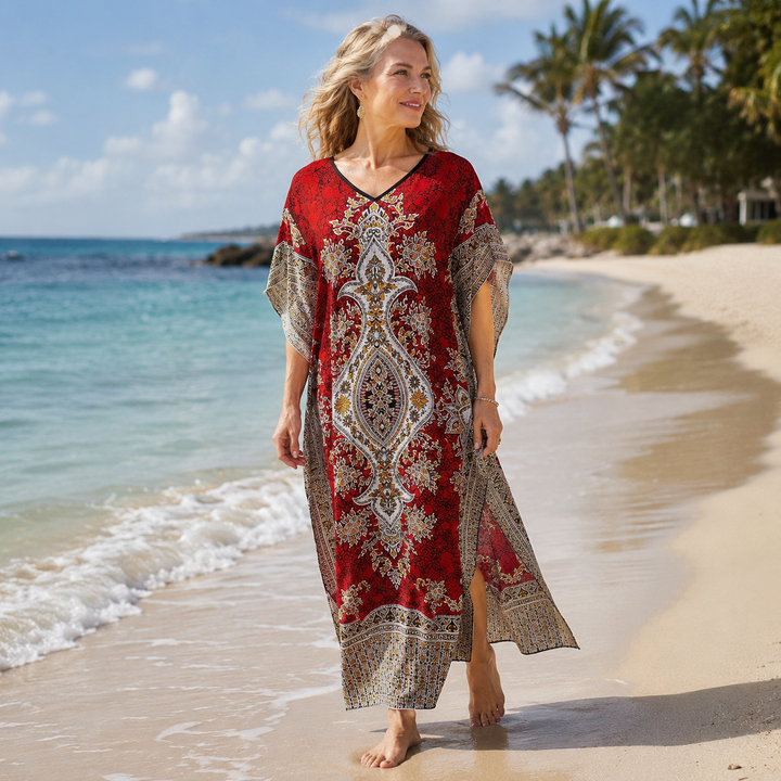 Beverly | Bohemian Elegance Kaftan Dress