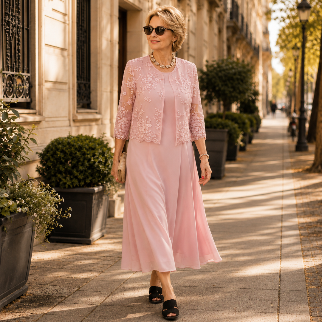 Victoria | Long Floral Elegance Dress