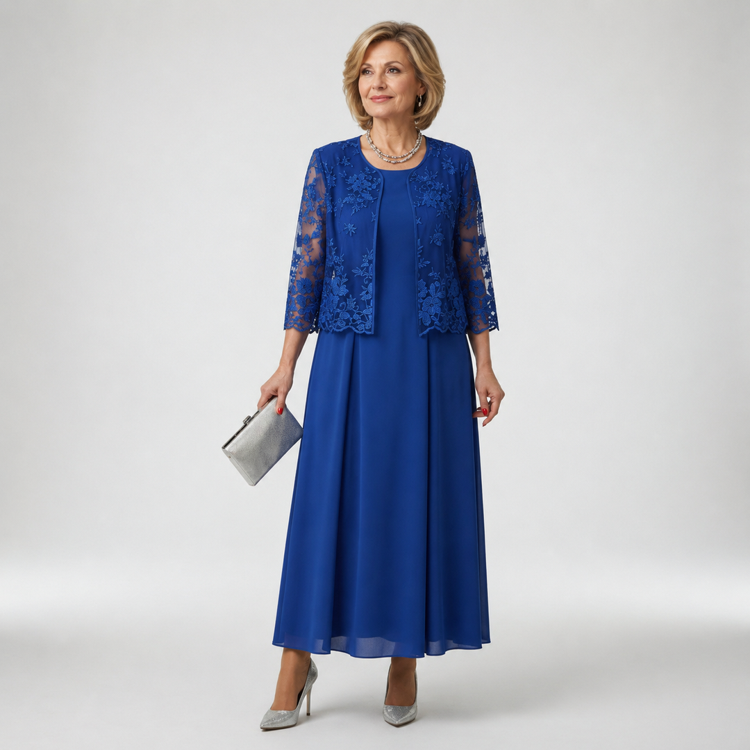 Victoria | Long Floral Elegance Dress
