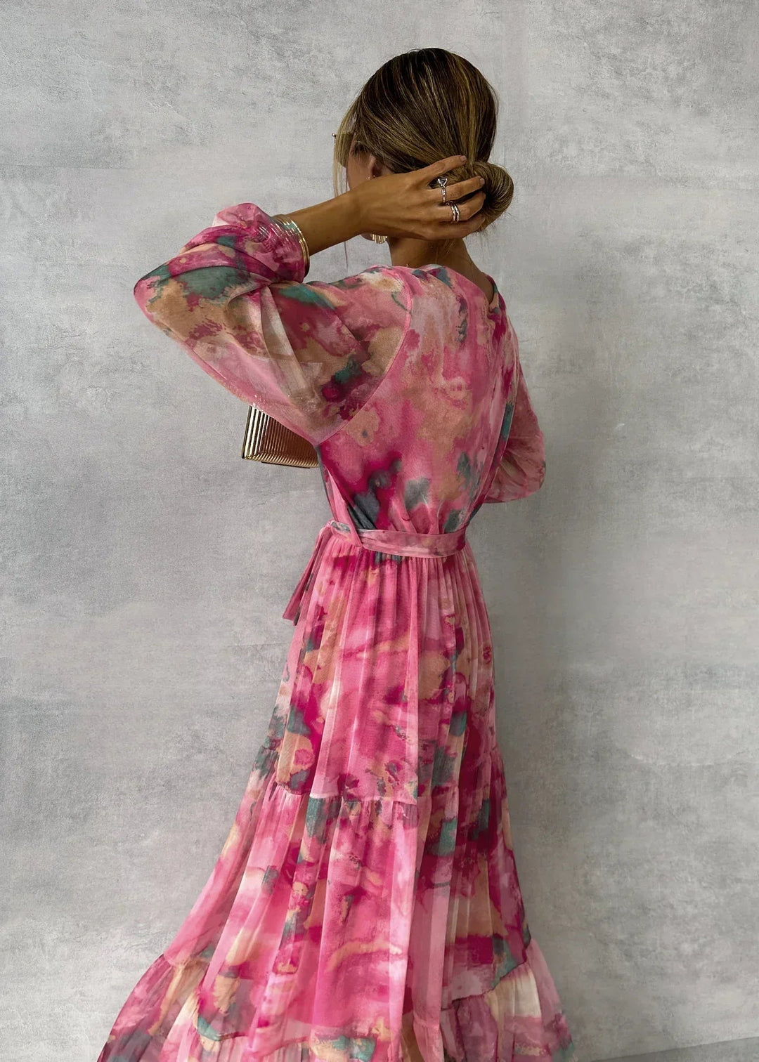 Stella & Grace™ | Wrap Dress with Floral Print