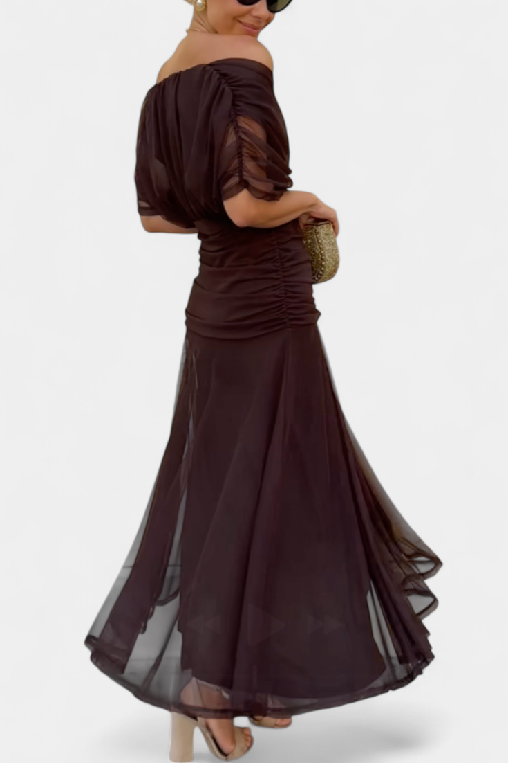 Alondra | Long Floral Dress with V-Neck