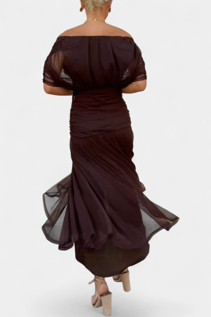 Alondra | Long Floral Dress with V-Neck