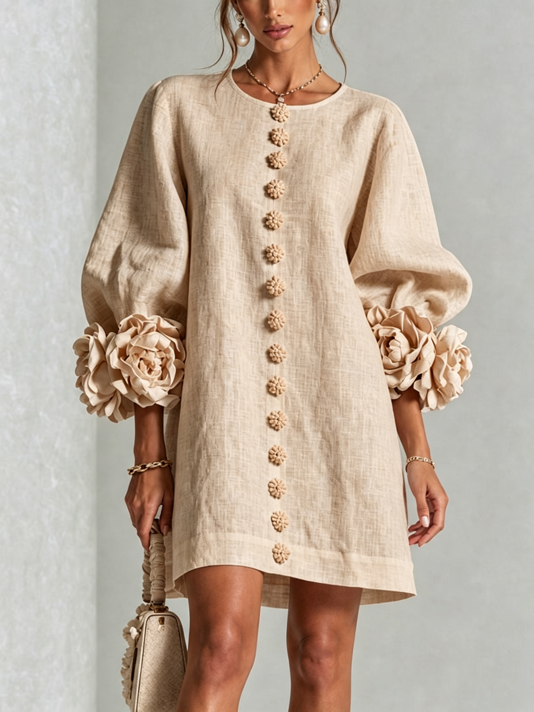 Rosalie | Button-Down Mini Dress