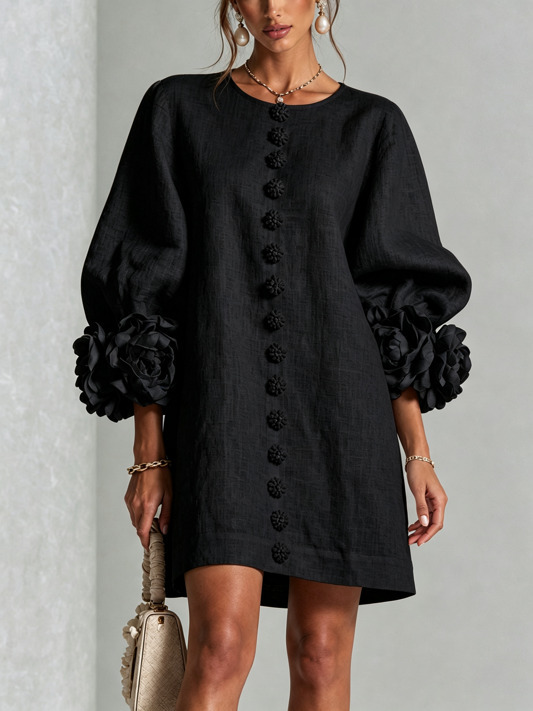 Rosalie | Button-Down Mini Dress
