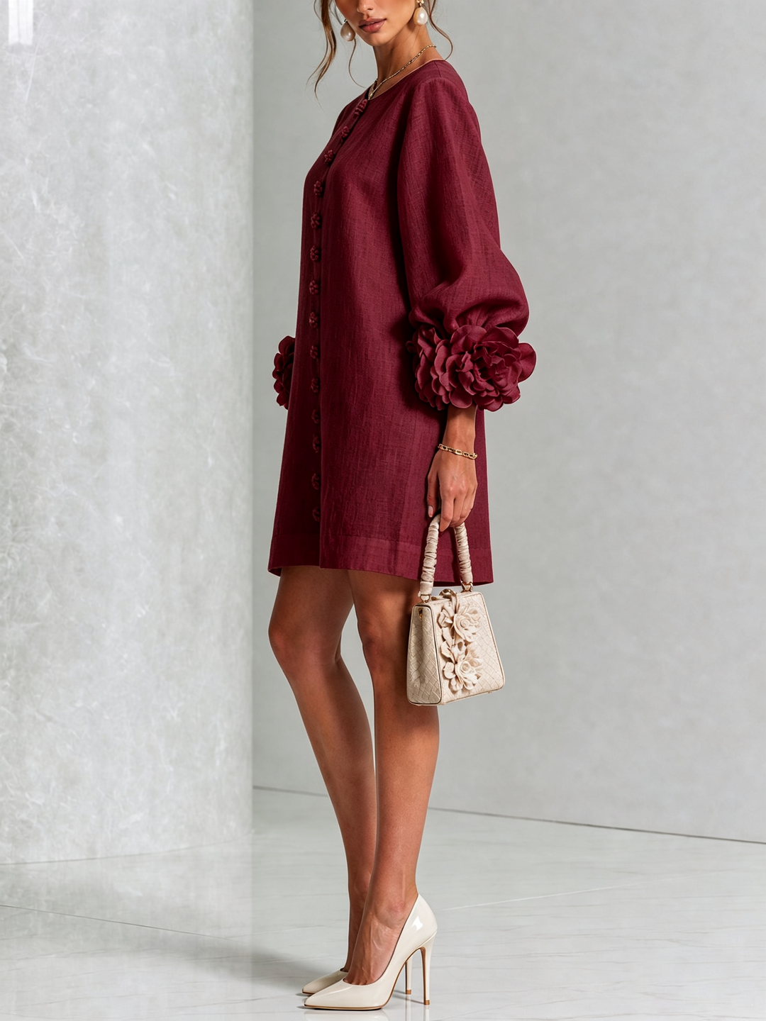 Rosalie | Button-Down Mini Dress