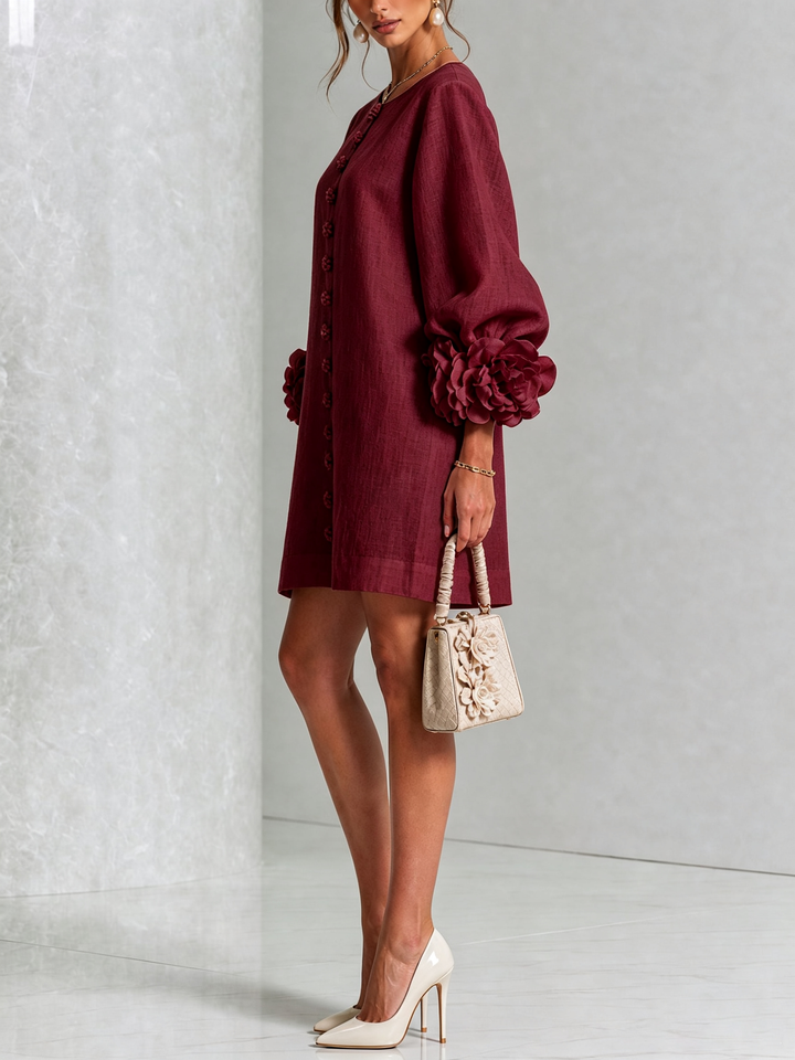 Rosalie | Button-Down Mini Dress