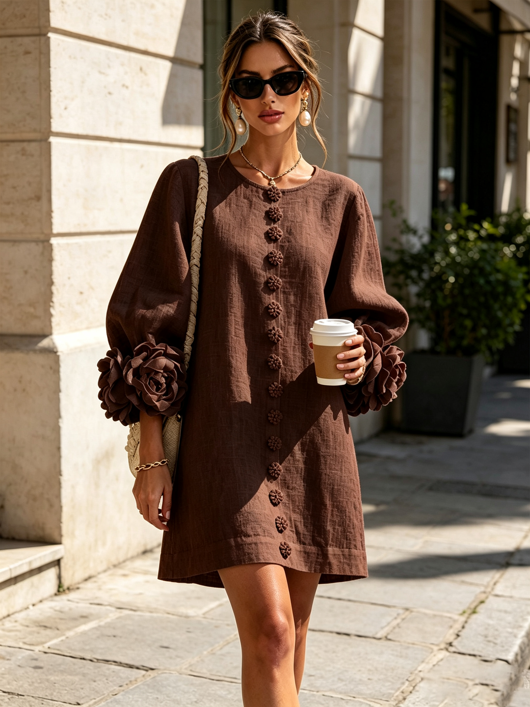Rosalie | Button-Down Mini Dress