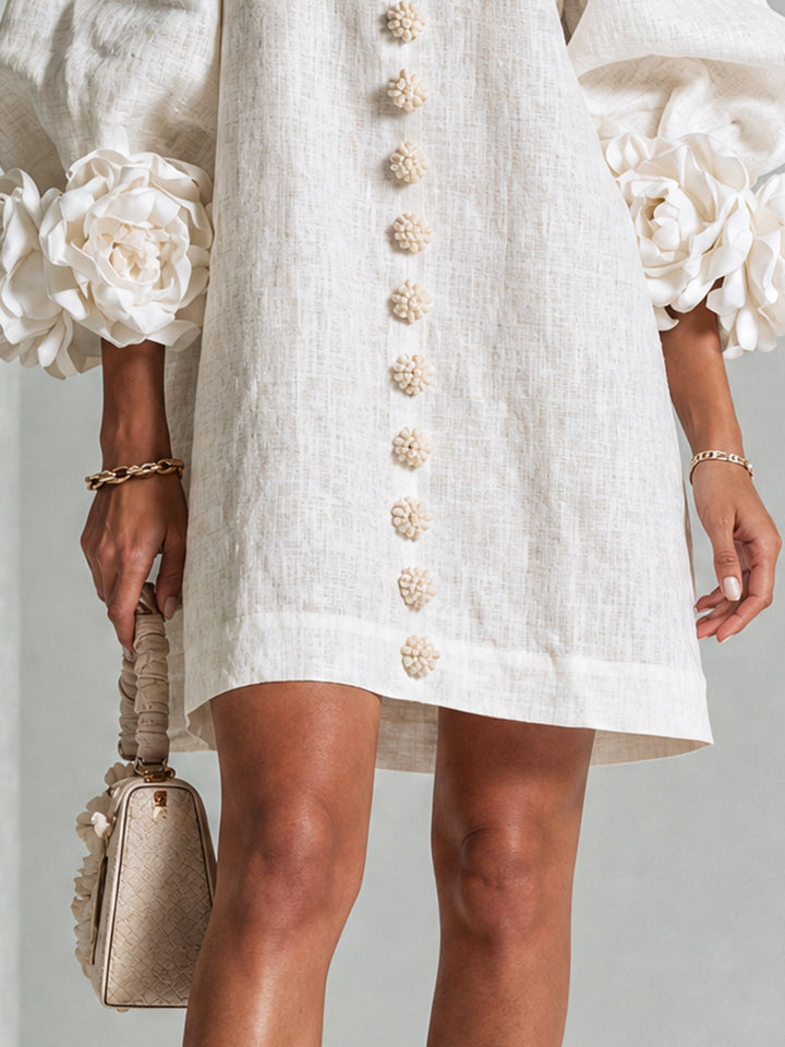 Rosalie | Button-Down Mini Dress