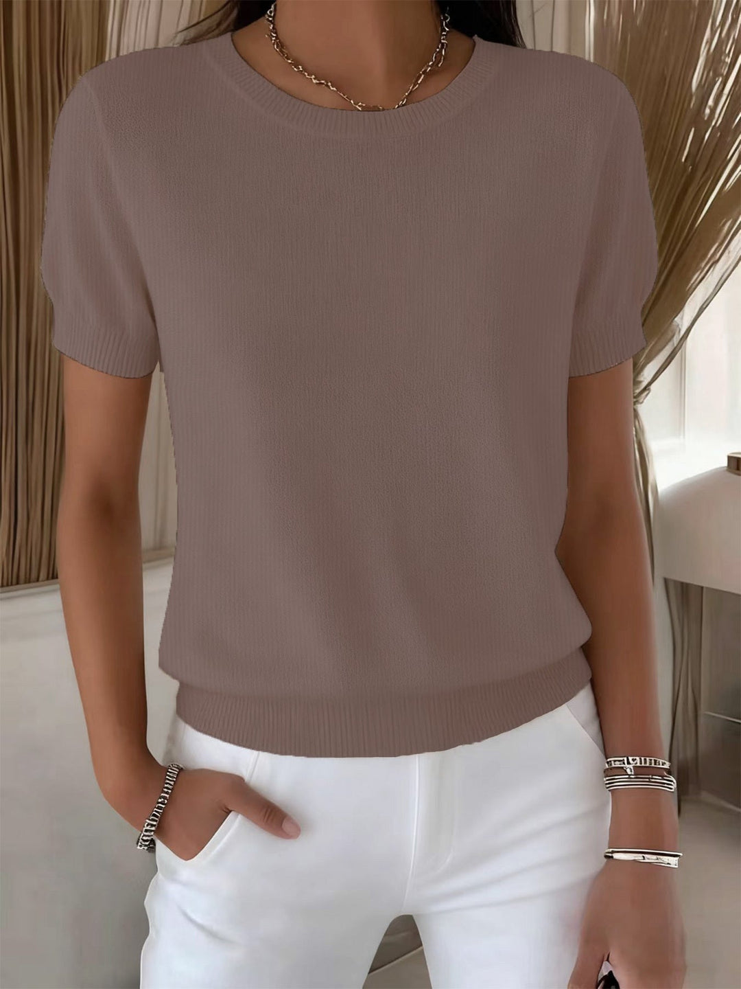 Rosemary | Lightweight Knit Summer Top