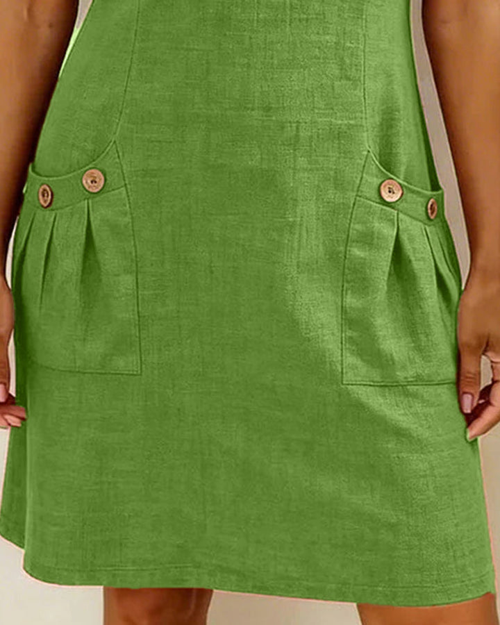 Lina Dress — Natural Elegance for Every Day