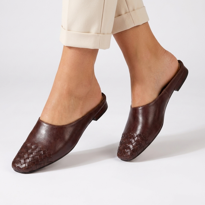 Helma | Leather Mules